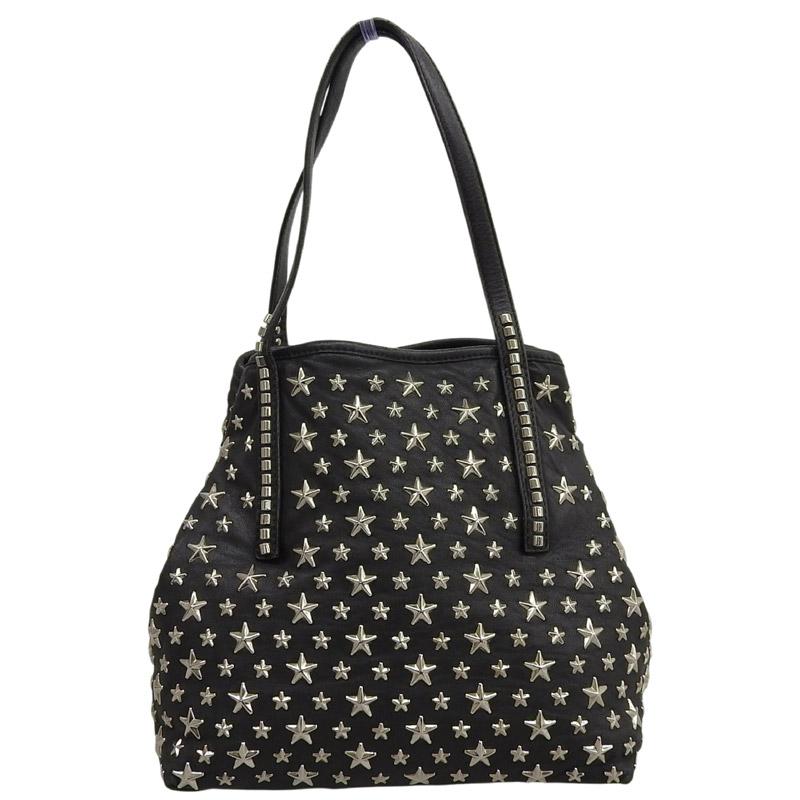 JIMMY CHOO（ジミーチュウ） スタースタッズ トートバッグ レザー 