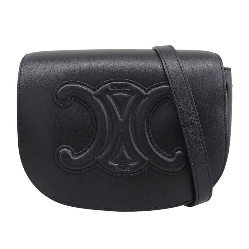 【新品】セリーヌ フォルコ キュイル トリオンフ ショルダーバッグ バッグ CELINE（セリーヌ） （未使用 展示品）セリーヌ フォルコ キュイル