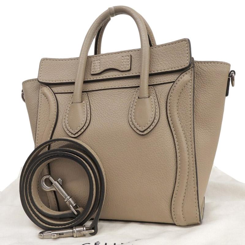 CELINE（セリーヌ） ラゲージナノショッパー 2WAYバッグ ハンドバッグ 