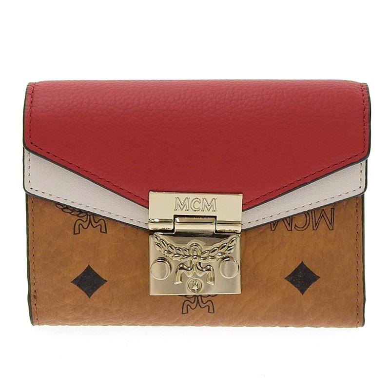 MCM エムシーエム三つ折り財布パトリシアヴィセトス