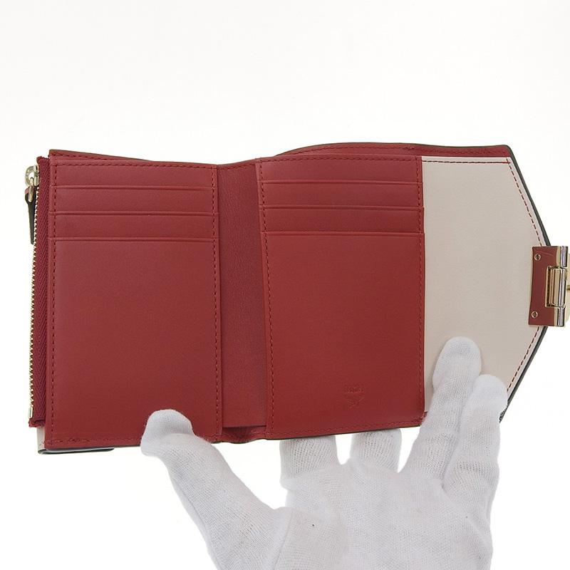 MCM エムシーエム パトリシア カラーブロックヴィセトス 三つ折り財布  