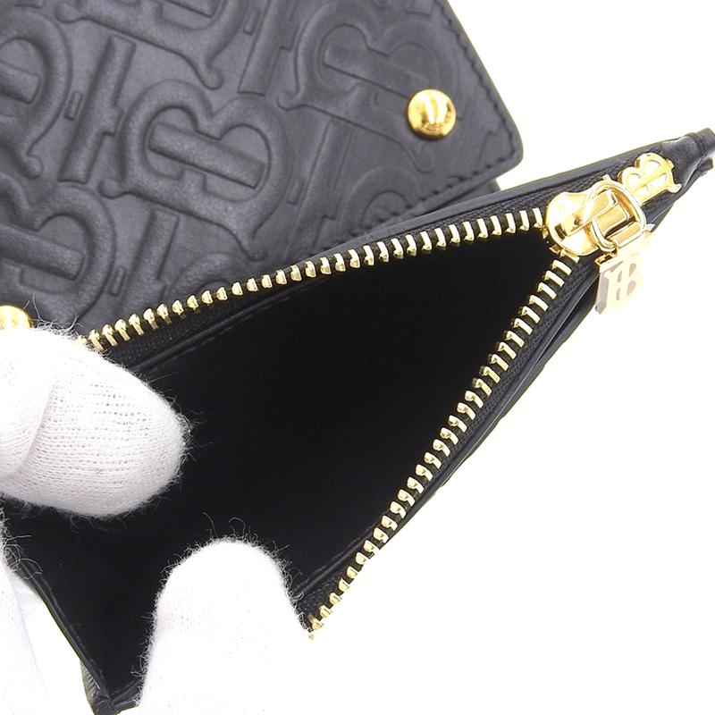 BURBERRY（バーバリー） 三つ折り財布 コンパクトウォレット レザー