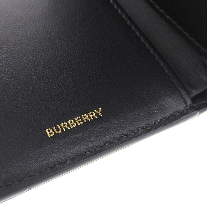 BURBERRY（バーバリー） 三つ折り財布 コンパクトウォレット レザー