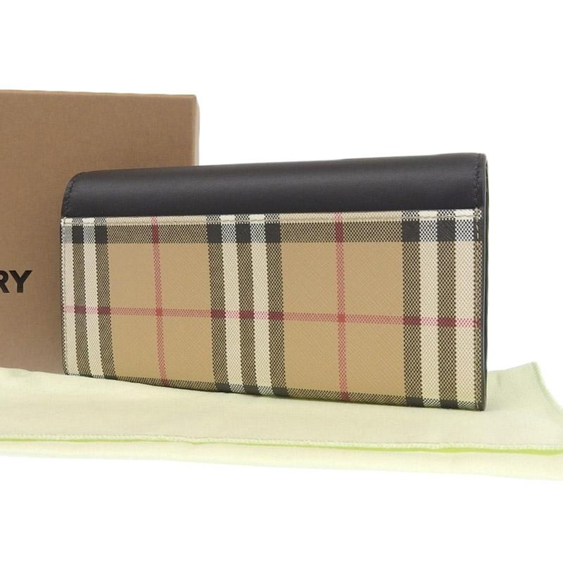 バーバリー Burberry コンチネンタルウォレット ヴィンテージチェック