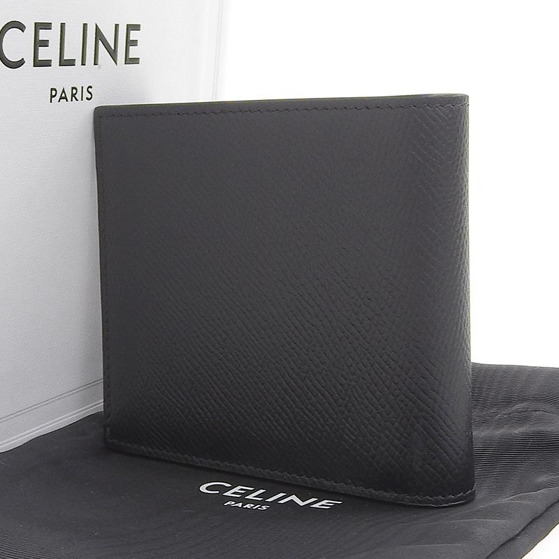 CELINE バイフォールドウォレット 二つ折り財布 ブラック 美品