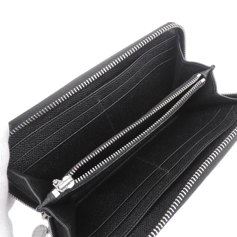 ブルガリ BVLGARI クラシコ 長財布 ラウンドファスナー レザー ブラック 中古 新入荷 OBB0518 BVLGARI（ブルガリ） クラシコ 長財布 ラウンドファスナー レザー