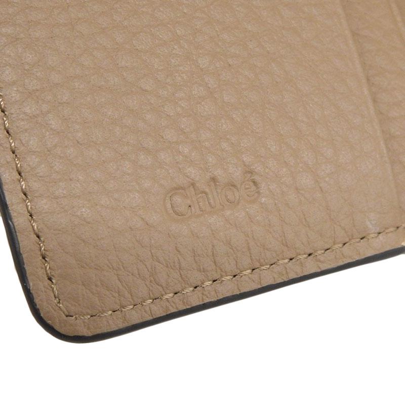 Chloe（クロエ） アルファベット 三つ折り財布 コンパクトウォレット
