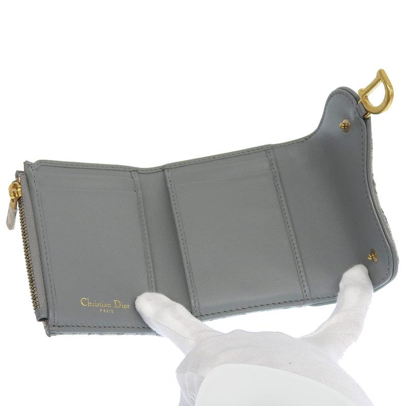 【美品】クリスチャンディオール　折り財布　コンパクトウォレット 楽天市場】【中古】 ディオール CHRISTIAN DIOR コンパクトウォレット