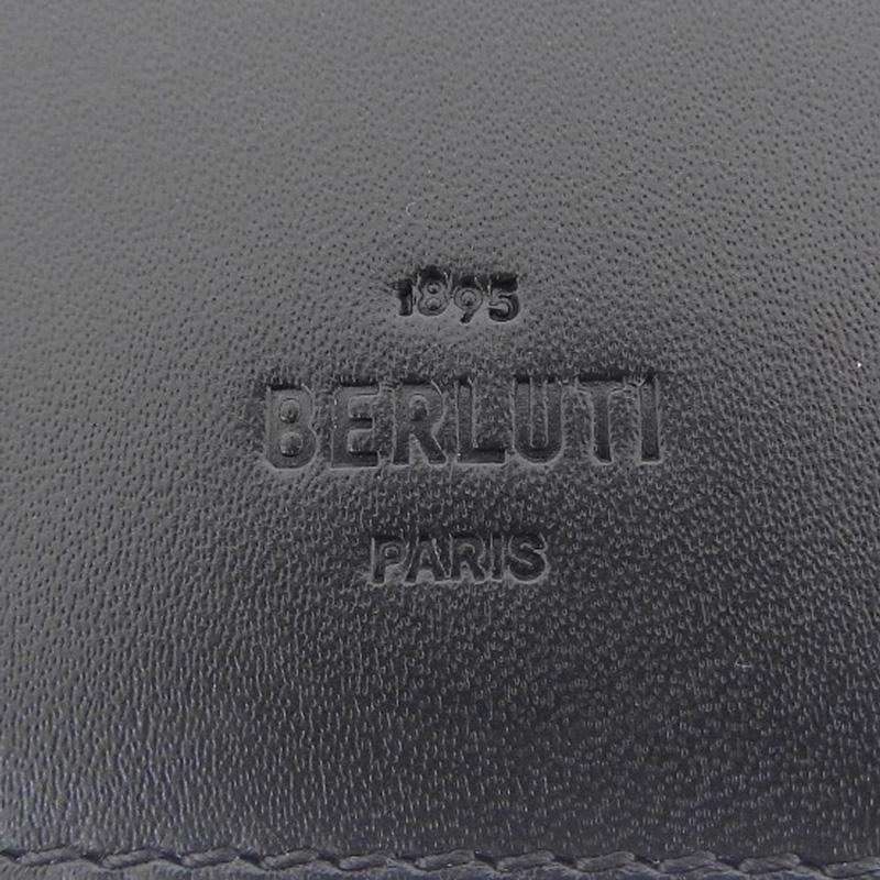 ベルルッティ BERLUTI カリグラフィーサンタル 長財布 ロングウォレット レザー ブラック 中古 新入荷 OBB0602 Berluti（ベルルッティ） カリグラフィーサンタル 長財布 ロング