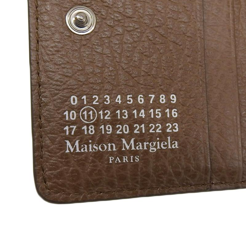 Maison Margiela ダークブラウン 名刺入れ Maison Margiela（メゾンマルジェラ） Maison Margiela 4ステッチ