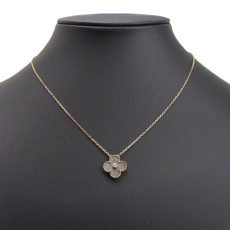 未使用級 ヴァンクリーフ＆アーペル ヴィンテージアルハンブラ ペンダント ヴァンクリーフアーペル Van Cleef & Arpels ヴィンテージ