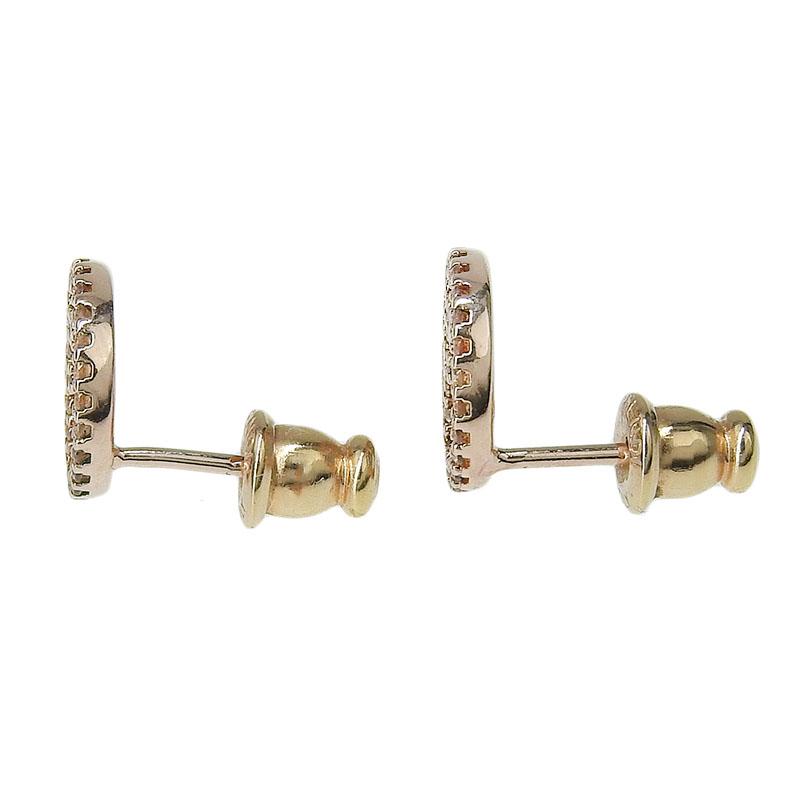 FENDI フェンディ 片耳 ピアス フープ ラインストーン ピンク 【公式通販】