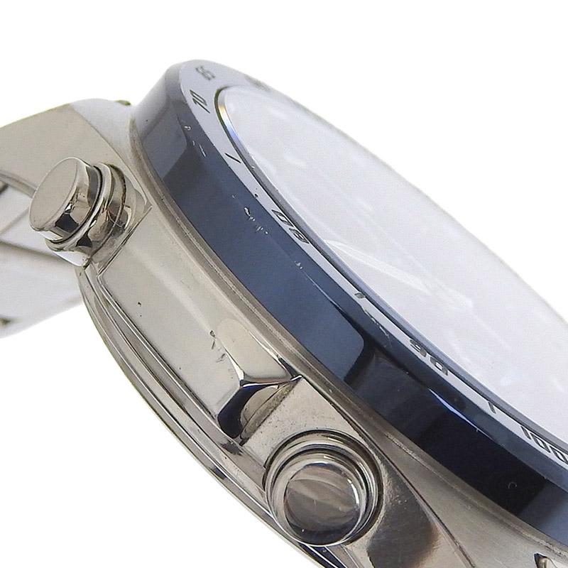 カシオ CASIO 時計 エディフィス ソーラー 腕時計 メンズ SS ブラック/ブルー文字盤 スマートフォンリンク ECB-900Y 中古 新入荷 OW0436 CASIO（カシオ） 時計 エディフィス ソーラー 腕時計 メンズ SS