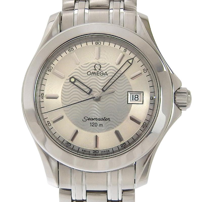SEAMASTER オメガ OMEGA シーマスター メンズ クォーツ 腕時計 SS