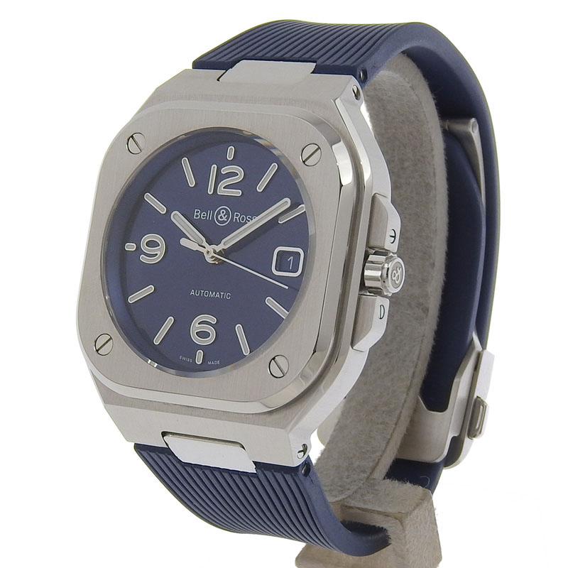 ベル＆ロス Bell & Ross BR05 メンズ 自動巻き 腕時計 SS/ラバー 