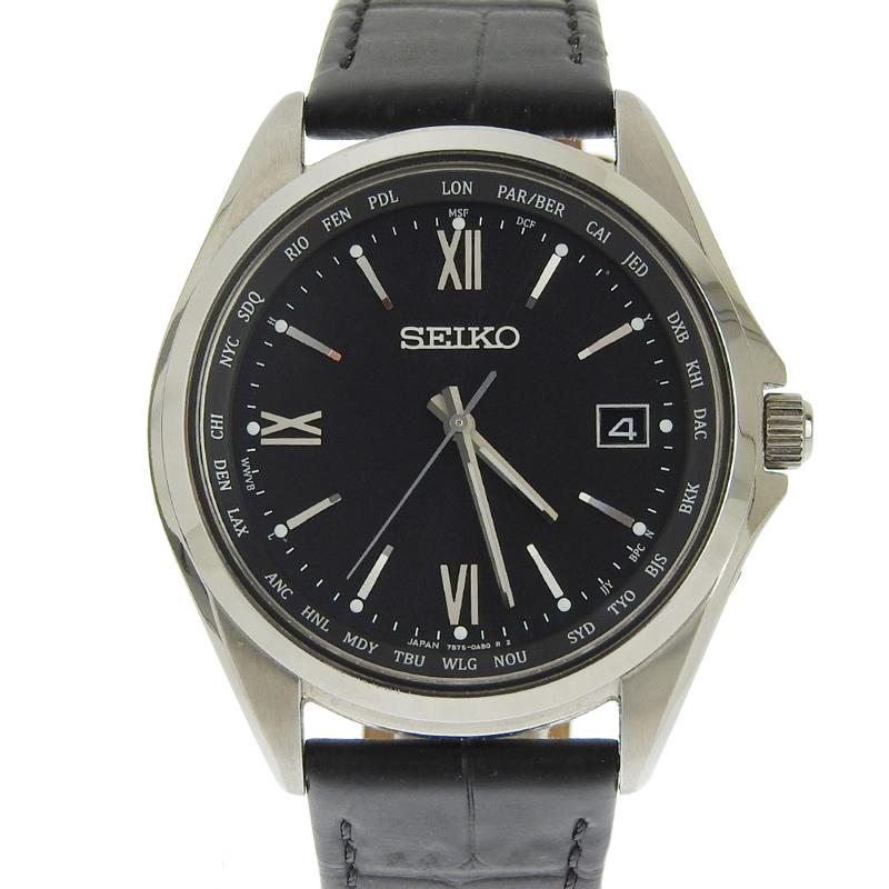 SEIKO（セイコー） ワールドタイム メンズ ソーラー電波 腕時計