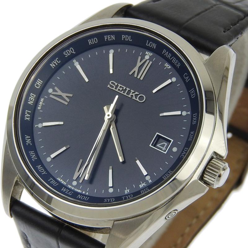 SEIKO（セイコー） ワールドタイム メンズ ソーラー電波 腕時計