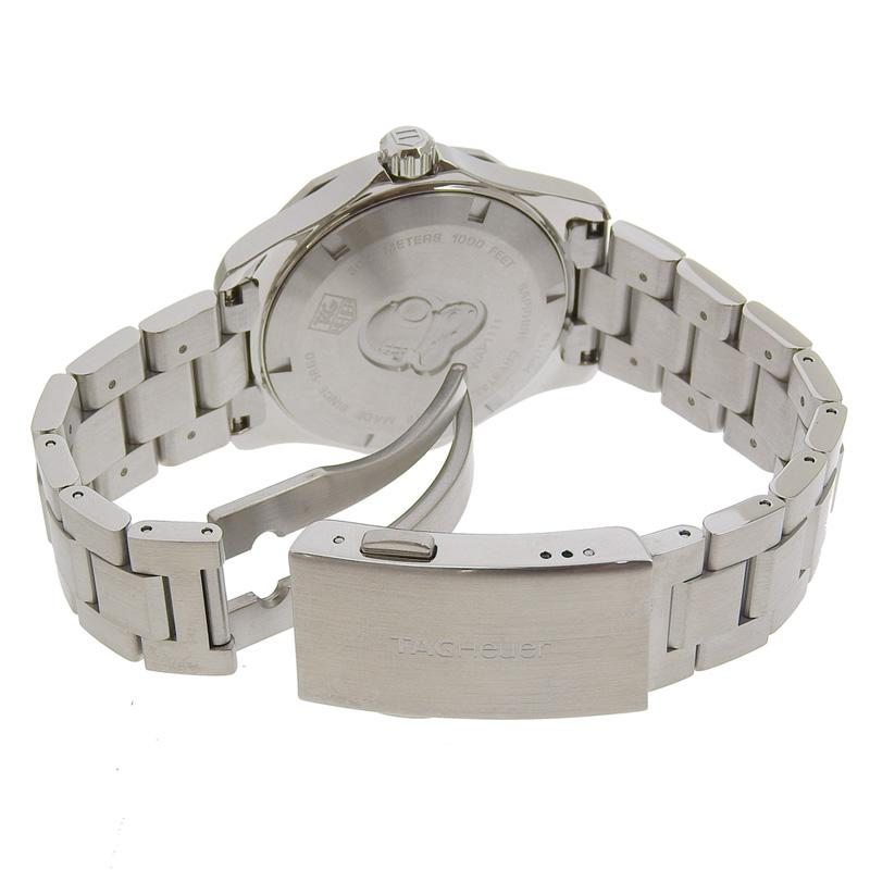 タグホイヤー TAG HEUER アクアレーサー メンズ クォーツ 腕時計 SS ホワイト文字盤 WAP1111 中古 新入荷 OW0455 アクアレーサー タグホイヤー TAG HEUER メンズ クォーツ 腕時計 SS