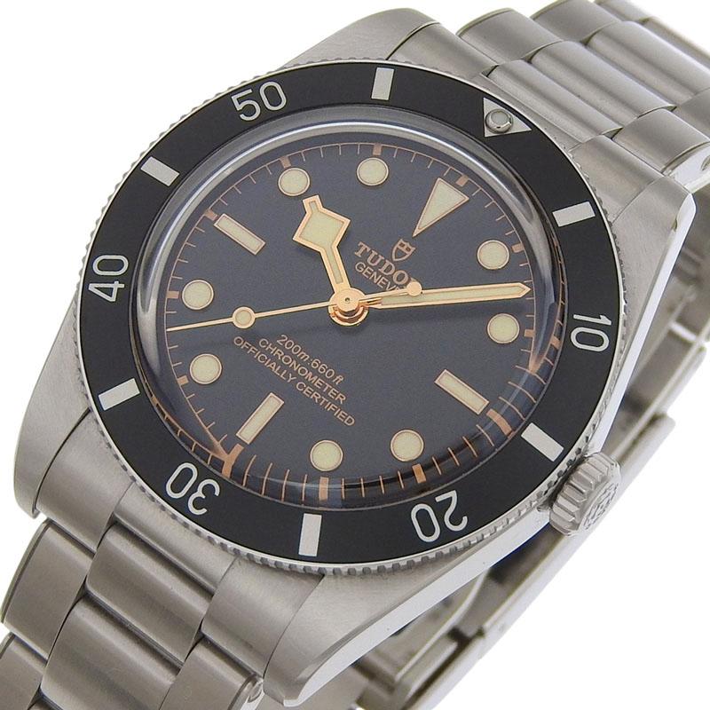 BLACK BAY チュードル TUDOR ブラックベイ メンズ 自動巻き 腕時計 SS