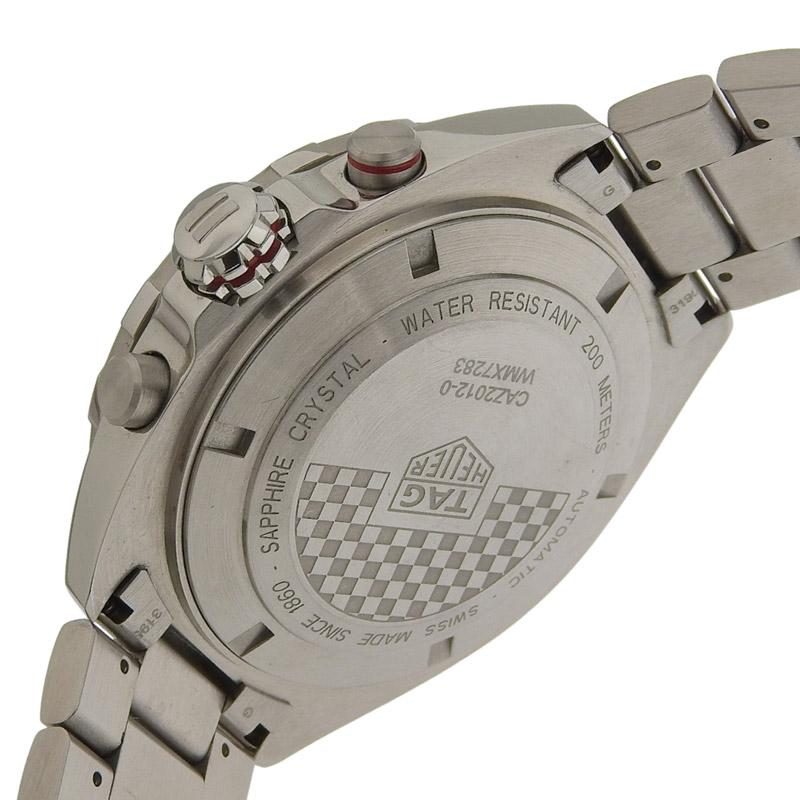 タグホイヤー TAG HEUER フォーミュラ1 クロノグラフ メンズ 自動巻き 腕時計 SS グレー文字盤 CAZ2012 中古 新入荷 OW0487 フォーミュラ1 タグホイヤー TAG HEUER クロノグラフ メンズ 自動巻き