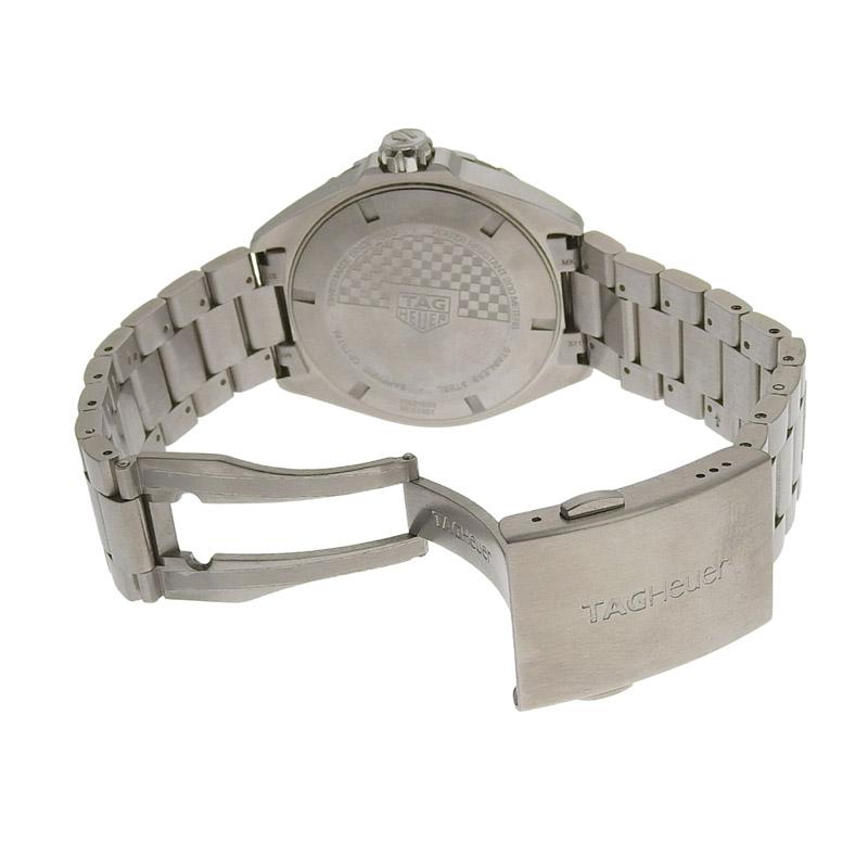 タグホイヤー TAG HEUER フォーミュラ1 デイト メンズ クォーツ 腕時計 SS ブルー文字盤 WAZ1010 中古 新入荷 OW0488 フォーミュラ1 タグホイヤー TAG HEUER デイト メンズ クォーツ 腕時計