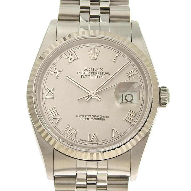 ロレックス ROLEX SS K18WG 16234  RO0254 デイトジャスト ロレックス ROLEX メンズ 自動巻き 腕時計 SS/K18WG