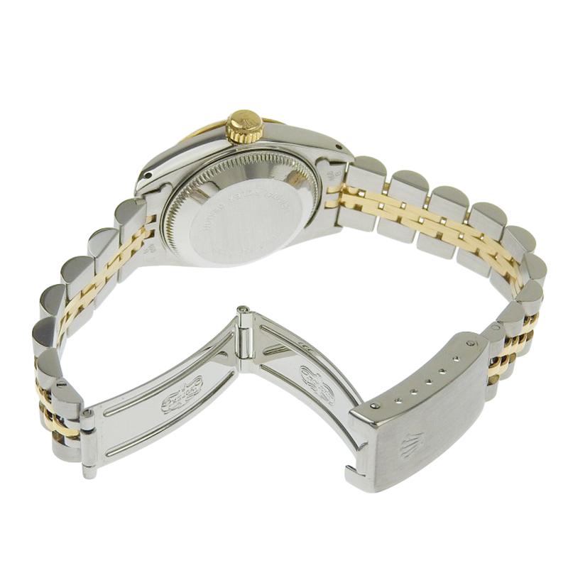 デイトジャスト ロレックス レディース 自動巻き 腕時計 SS/YG 10P