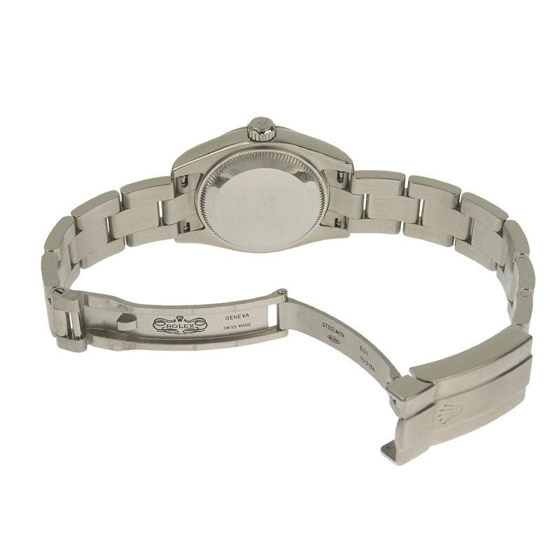 ロレックス ROLEX オイスターパーペチュアル レディース 自動巻き 腕時計 SS ピンク文字盤 Z番 2006～2007年 176210 中古 新入荷 RO0298 オイスター パーペチュアル ロレックス ROLEX オイスター