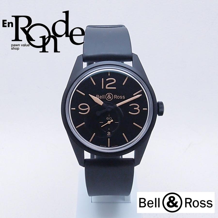 ベル＆ロス　メンズ腕時計 ヴィンテージ BRV123-95-SC SS（ステンレス）／ラバー ブラック文字盤 中古 新入荷 おすすめ OW0201｜ronde