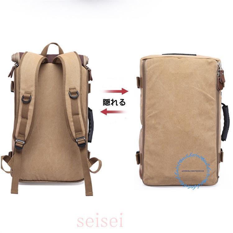 リュックサック メンズ 防災バッグ 大容量 黒 4way 40L 旅行バッグ アウトドア ビジネスリュック ナイロン 15.6インチPC収納可能 災害用_11