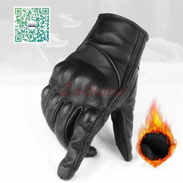 山羊革 スマホ対応可能 本革手袋　メンズ　グローブ　レザーグローブ　レザー手袋　glove　バイク手袋　バイクグローブ　レーシンググローブ_3