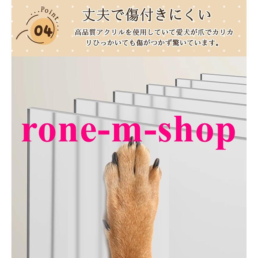 ペットサークル フェンス ドア付き 犬 サークル 透明 半透明 サークル