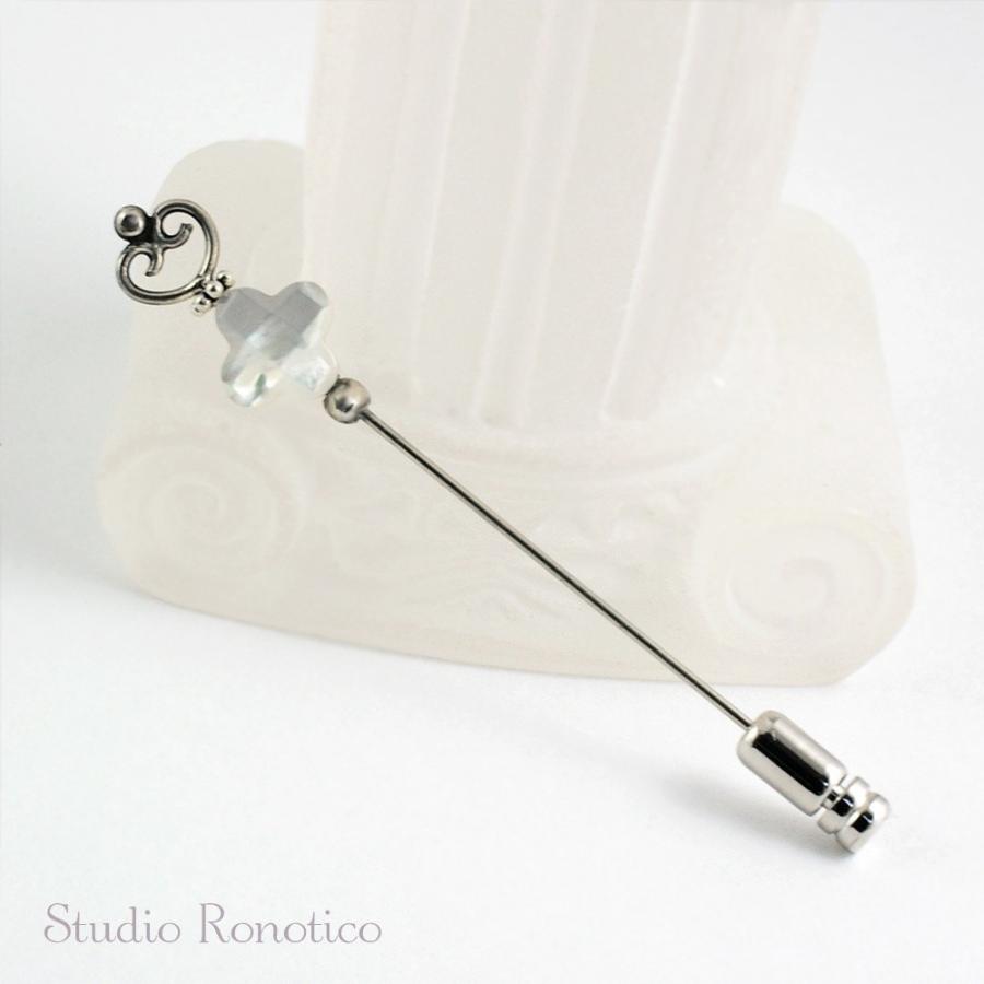 ラペルピン ハットピン ピンブローチ ロノティコ Ronotico Silver925製