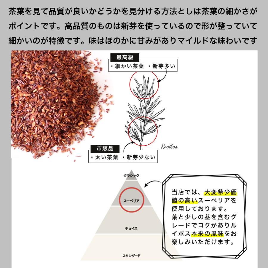 シェイプアップルイボスティー ダイエットルイボスティー ルイボス茶 桑の葉茶 ブレンド 2g x 60包入 ティーバッグ タグ紐なし ノンカフェイン 有機｜rooibosfactory｜10