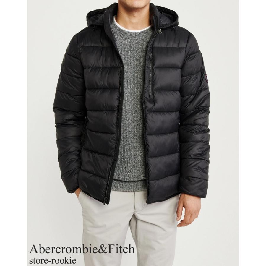 アバクロンビー フィッチ ライトウェイト パッカブルダウンジャケット Abercrombie Fitch メンズ 折り畳みコンパクト フード付き アウター ブラック Aba Men338 Store Rookie 通販 Yahoo ショッピング