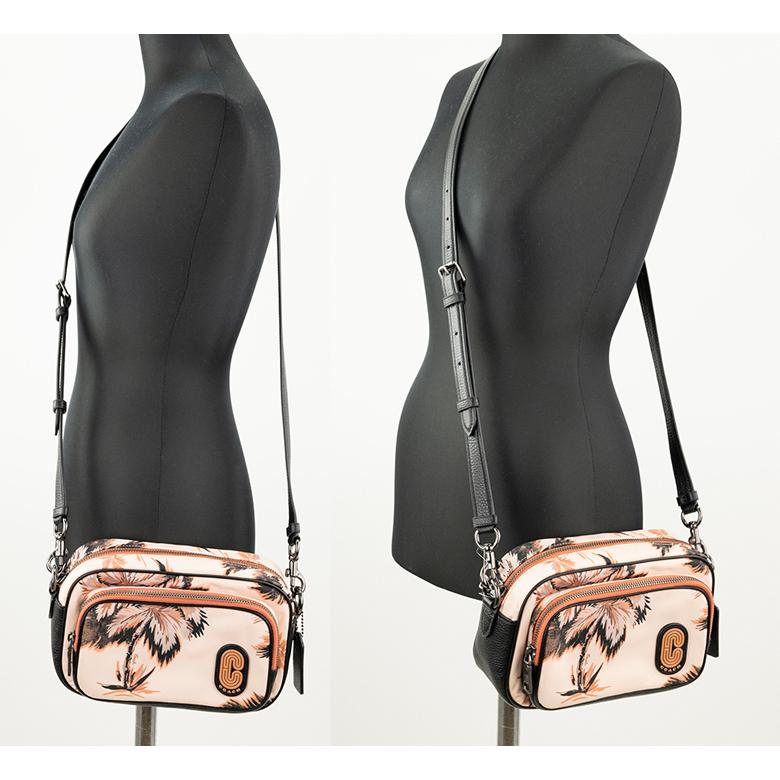 コーチ Coach ショルダーバッグ レディース アウトレット グローイングパームプリント コートクロスボディー 肩掛け ピーチマルチ Coach471 Store Rookie 通販 Yahoo ショッピング