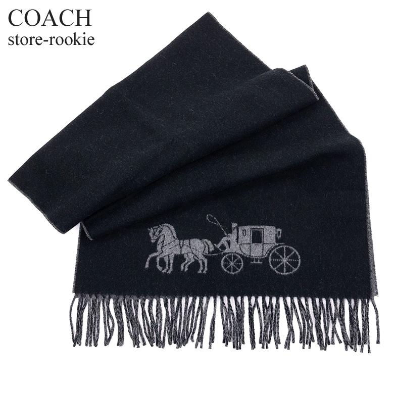 買取り実績 チェック柄 コーチ オーバーサイズ 黒 グレー マフラー 大判タイプ マフラー ショール Www Reinnec Cl