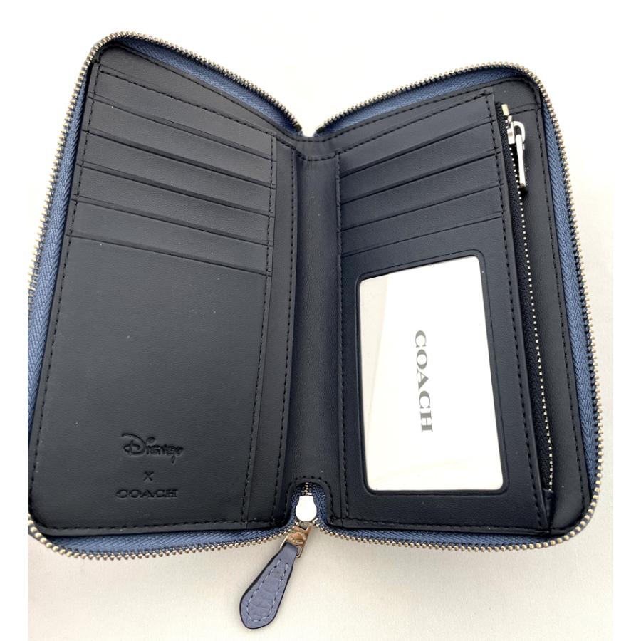 コーチxディズニーコラボ Coach 2つ折り財布コーチ シンデレラ アウトレット レディース ミディアム ジップ ウォレット C25 ペリウィンクル Coach607 Store Rookie 通販 Yahoo ショッピング