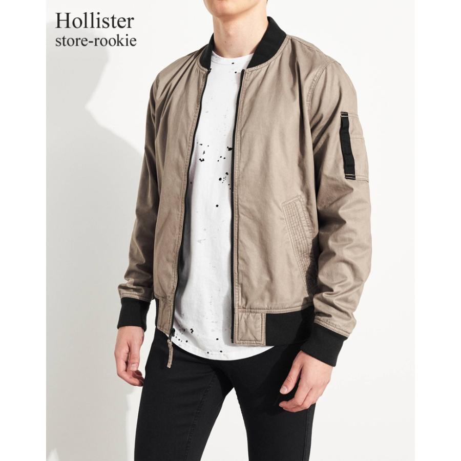 ホリスター ツイル ボンバージャケット Ma 1 フライトジャケット アウター Hollister メンズ 春物 長袖 タン Holli Men632 Store Rookie 通販 Yahoo ショッピング