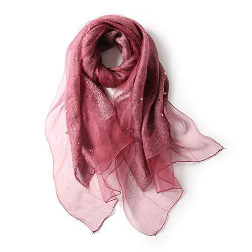 アンミダ Anmida 大判ストール シルク ストール 大判 レディース 薄手 大判スカーフ 冷房対策 紫外線 Uv 春夏用 ピカピカ S Room109 通販 Yahoo ショッピング