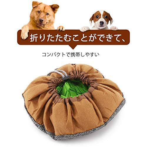 ノーズワークマット 犬用 おもちゃ Pawaboo 犬用早食い防止 マット ペット用訓練毛布 折りたたむ ゆっくり食べる 嗅覚訓練 遊び 餌マット 知 S Room109 通販 Yahoo ショッピング