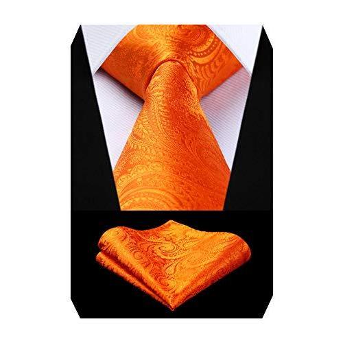 オレンジ ネクタイ チーフ ペイズリー 柄 セット メンズ シルク ブランド Amazon 結婚式 二次会 冠婚葬祭 高級 Tp942n8s By E S Room109 通販 Yahoo ショッピング