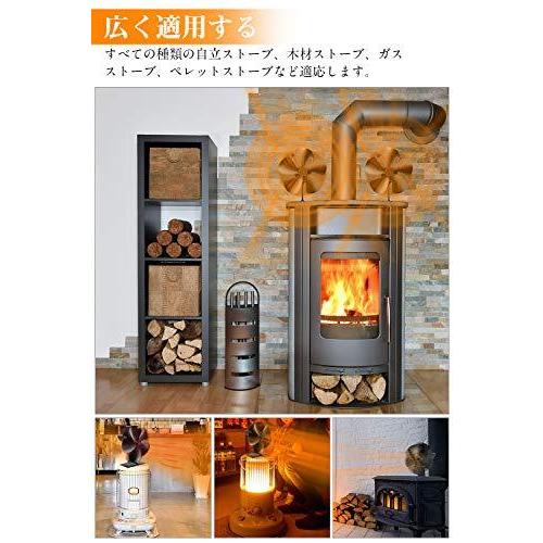 最新改良版 Snople ストーブファン 木製暖炉ファン 火力ファン エコファン 空気循環 5つブレード 薪ストーブ ファン 熱供給用品 暖房用 S Room109 通販 Yahoo ショッピング