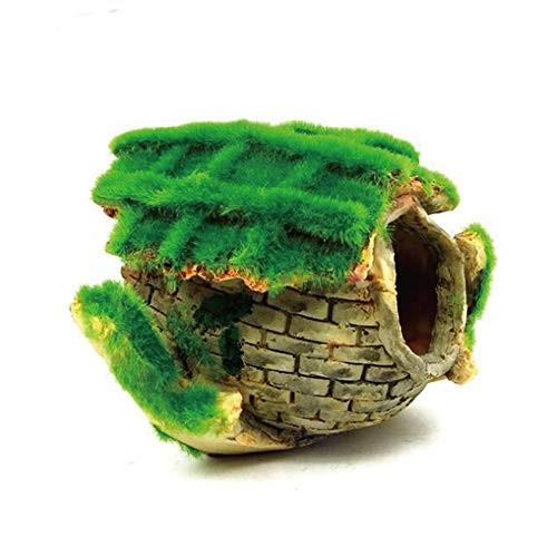 水槽 オーナメント 水槽飾り魚 隠れ家 アクアリウム 水槽 水族館 内装 古代遺跡 貝 ロマネスク 樽 人工流木 陶壺 B Apaproduction Fr