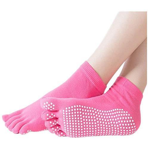 5本指ソックス女性無地滑り止めヨガソックスのり5本指スポーツソックスフロアソックス ピュアローズ ワンサイズ Taodeli S Room109 通販 Yahoo ショッピング