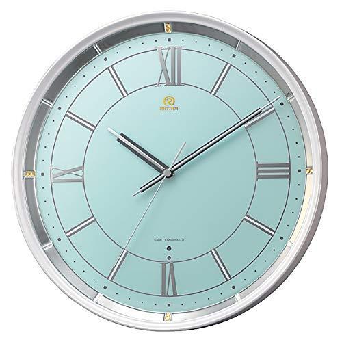 格安人気 リズム Rhythm 電波時計 掛け時計 ハイグレードクロック Pista M1 木枠 スリーウェイブ グリーン購入法適合商品 4my856hg05 値引きする Mantraahc Com