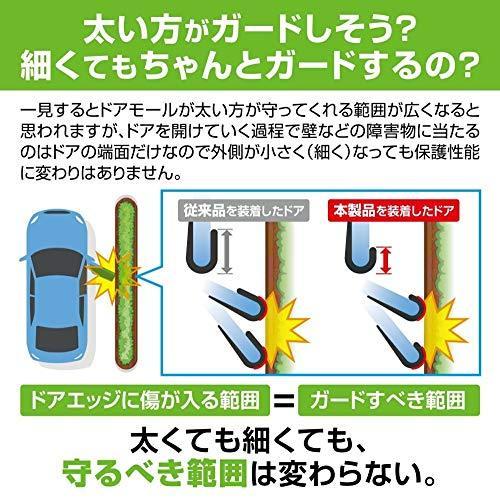 カーメイト 車用 モール ドアモール ドアエッジプロテクター 目立たない 艶消し 黒 スリムタイプ 3m ドア2枚分 Cz495 S Room109 通販 Yahoo ショッピング