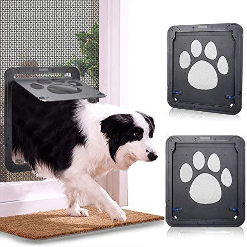 Ycozy ペットドア 網戸専用型 超薄型 猫 犬出入り口 キャットドア 4ウェイロッキング 取り付け簡単 猫扉 猫 中大型犬用 網戸 室内用 S Room109 通販 Yahoo ショッピング