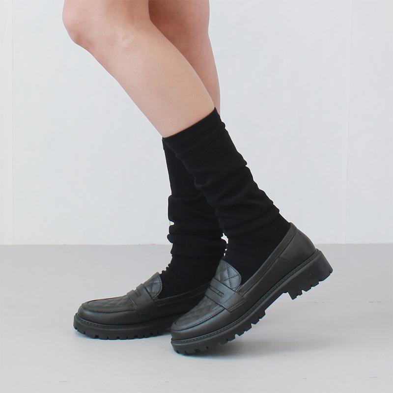 【爆買】軽量 レイン ローファー キルティングデザイン 完全防水 雨晴兼用 PVC素材 雨靴 レディース 通勤 通学 トラックソール tc-16111 |  | 10