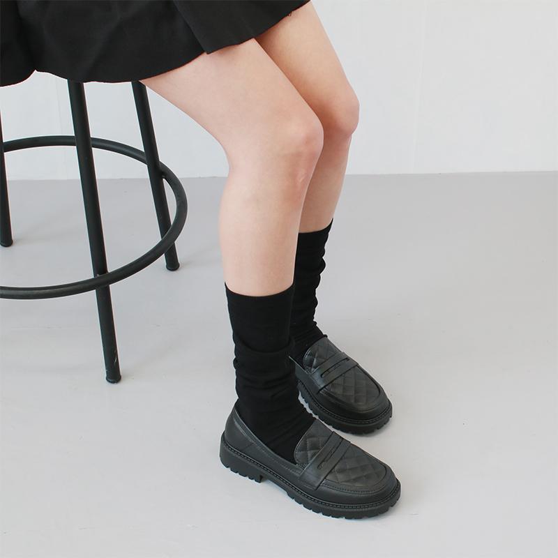 【爆買】軽量 レイン ローファー キルティングデザイン 完全防水 雨晴兼用 PVC素材 雨靴 レディース 通勤 通学 トラックソール tc-16111 |  | 11